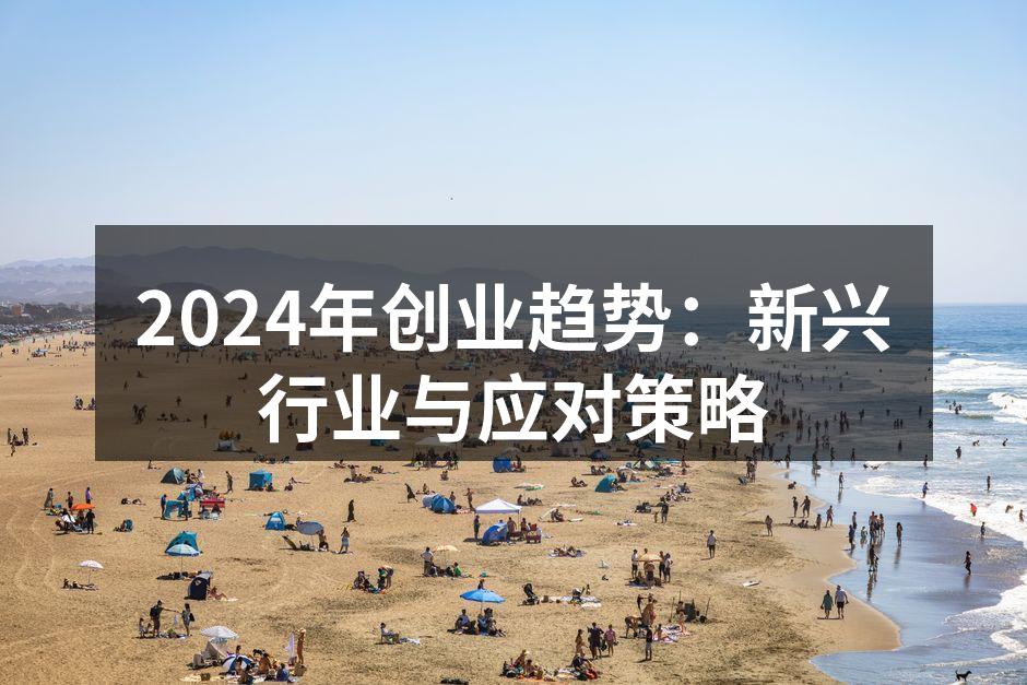 2024年创业趋势：新兴行业与应对策略